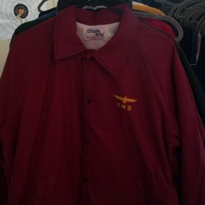 Burgandy Windbreaker